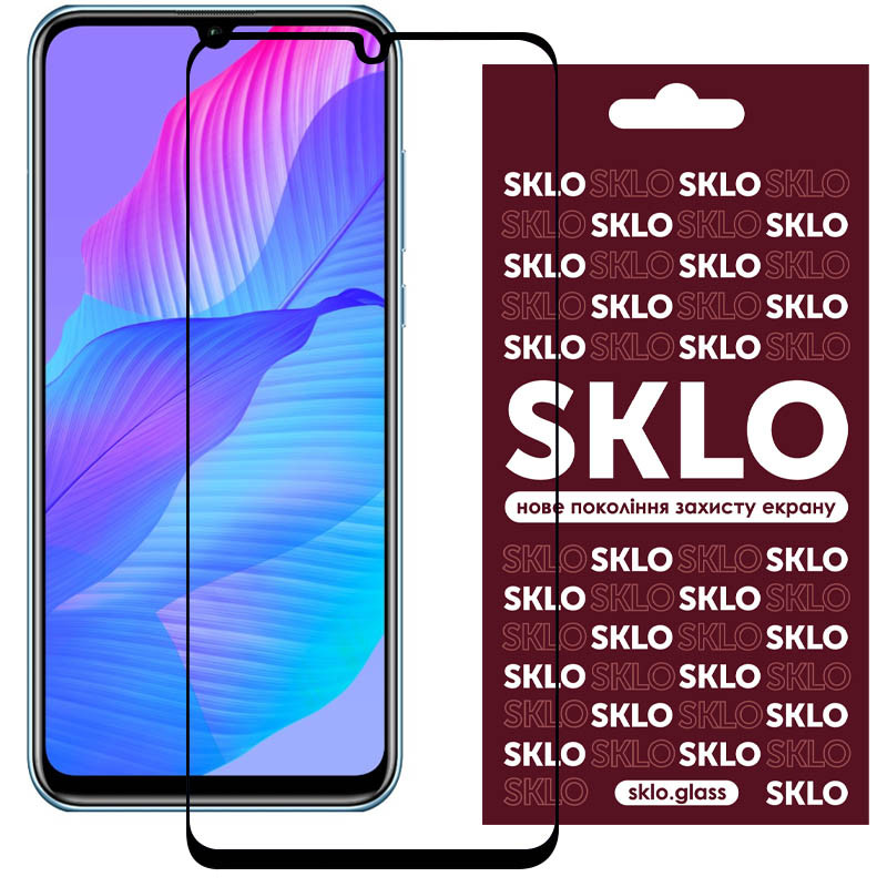 Захисне скло SKLO 3D (full glue) для Huawei P Smart S-0